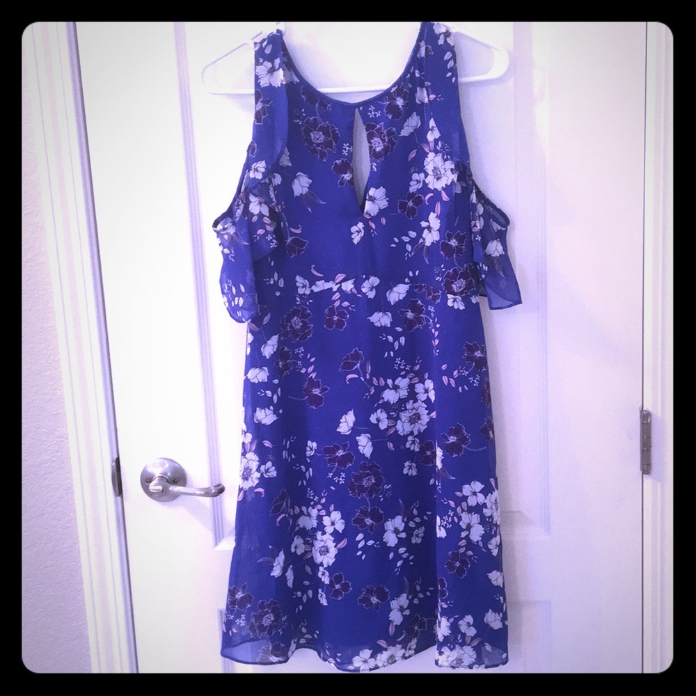 NWT  blue floral dress